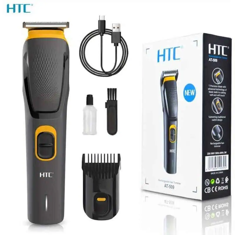 img_686053fc78e63 HTC AT-509 Rechargeable Men’s Beard Trimmer - Image 1