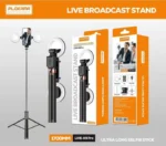 Plokama LIVE-K9 Pro 1700mm Ultra Long Selfie Stick with Tripod Stand & Ring Light – Adjustable, Portable for Mobile Vlogging & Live Streaming - Image 3