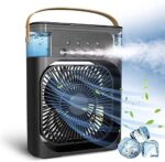 Air Cooling USB Fan with LED Night Light Water Fan - Image 5